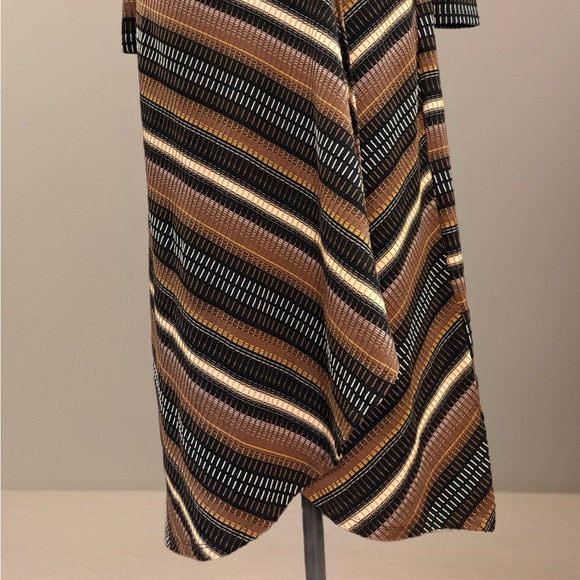 Anthropologie Brown and Black Long Sleeve Dress - Picture 6 of 9